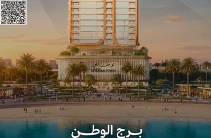 شقة - 3 - 4 للبيع في برج الوطن - طريق كورنيش عجمان - عجمان
