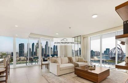 Apartment - 4 - 5 for rent in Emaar Beachfront - Dubai Harbour - Dubai