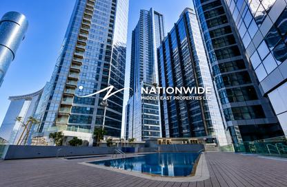 Apartment - 1 Bedroom - 2 Bathrooms for rent in Radiant Viewz Towers - City Of Lights - Al Reem Island - Abu Dhabi