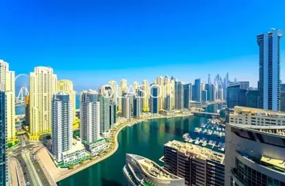 Compound - 2 Bedrooms - 3 Bathrooms for rent in The Radisson Blu Residence Dubai Marina - Dubai Marina - Dubai