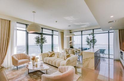 Apartment - 3 Bedrooms - 3 Bathrooms for rent in Beach Vista Tower 2 - Beach Vista - Emaar Beachfront - Dubai Harbour - Dubai