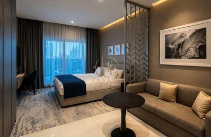 Apartment - Studio - 1 Bathroom for rent in Damac Maison Prive A - Damac Maison Prive - Business Bay - Dubai