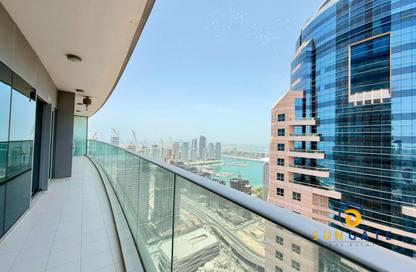 Apartment - 2 Bedrooms - 3 Bathrooms for rent in Damac Heights - Dubai Marina - Dubai