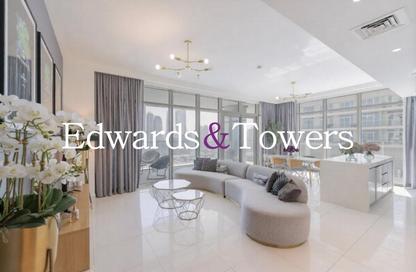 Apartment - 3 Bedrooms - 4 Bathrooms for rent in Sunrise Bay Tower 2 - Sunrise Bay - Emaar Beachfront - Dubai Harbour - Dubai