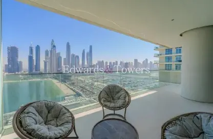 Apartment - 3 Bedrooms - 4 Bathrooms for rent in Sunrise Bay Tower 2 - Sunrise Bay - Emaar Beachfront - Dubai Harbour - Dubai