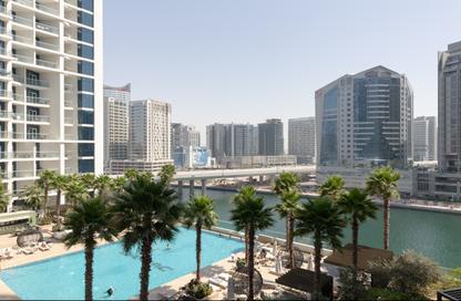 Apartment - Studio - 1 for rent in Damac Maison Prive A - Damac Maison Prive - Business Bay - Dubai