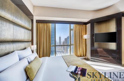 Apartment - Studio - 1 for rent in Gevora Hotel - Sheikh Zayed Road - Dubai