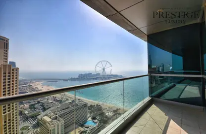 Apartment - 3 Bedrooms - 4 Bathrooms for sale in Al Fattan Marine Tower - Al Fattan Marine Towers - Jumeirah Beach Residence - Dubai