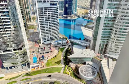 Apartment - Studio - 1 Bathroom for rent in Goldcrest Executive - JLT Cluster C - Jumeirah Lake Towers - Dubai