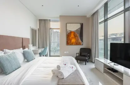 Apartment - Studio - 1 Bathroom for rent in Seven Palm - Palm Jumeirah - Dubai