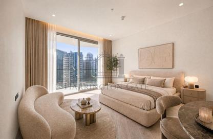 Apartment - Studio - 1 Bathroom for rent in Peninsula Three - Peninsula - Business Bay - Dubai