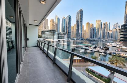 Apartment - 2 - 2 for rent in Silverene Tower A - Silverene - Dubai Marina - Dubai