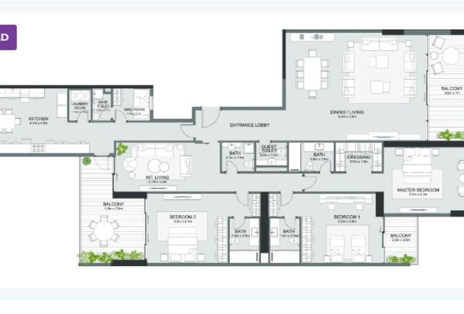 3-Bedroom Apartment for Sale | Type 1 | Tower 88 –