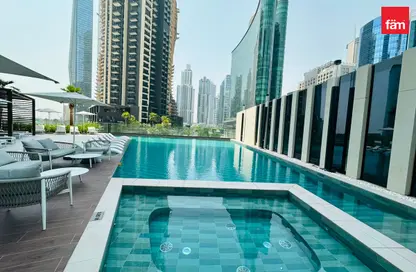 Apartment - 1 Bathroom for rent in Peninsula Two - Peninsula - Business Bay - Dubai
