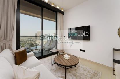 Apartment - 1 - 2 for rent in Binghatti Crest - District 13 - Jumeirah Village Circle - Dubai