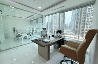 مكتب - استوديو للايجار في برج بورلينجتون - الخليج التجاري - دبي