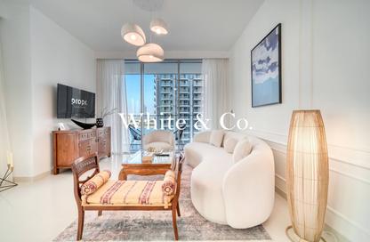 Apartment - 2 - 2 for rent in Beach Isle Tower 2 - Beach Isle - Emaar Beachfront - Dubai Harbour - Dubai