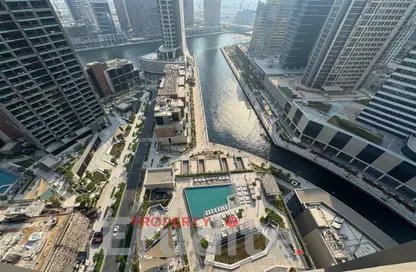 Apartment - 1 Bathroom for rent in Peninsula One - Peninsula - Business Bay - Dubai