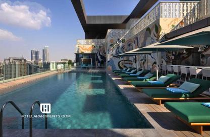 Apartment - 1 - 2 for rent in Intercontinental Residences Business Bay - Business Bay - Dubai