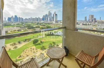 شقة - غرفة نوم - 1 حمام للايجار في جولف تاورز - أبراج الجولف - ذا فيوز - دبي