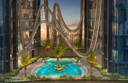 شقة - 2 غرف نوم - 2 حمامات للبيع في سكاي هيلز ريزيدنسز 2 - سكاي هيلز ريسيدنزيس - حديقة دبي العلميه - دبي