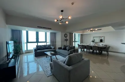 شقة - 2 غرف نوم - 4 حمامات للايجار في كابيتال بلازا B - كابيتال بلازا - شارع الكورنيش - أبوظبي