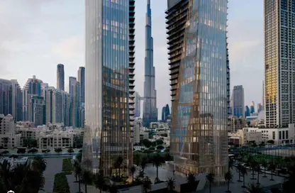 شقة - 3 غرف نوم - 3 حمامات للبيع في فندق وريزيدنس باكارات دبي - برج خليفة - وسط مدينة دبي - دبي