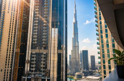 Apartment - 2 Bedrooms - 3 Bathrooms for rent in Damac Maison Dubai Mall Street (The Signature) - Burj Khalifa Area - Downtown Dubai - Dubai