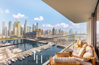 Apartment - 3 - 3 for rent in Beach Mansion Tower 1 - Beach Mansion - Emaar Beachfront - Dubai Harbour - Dubai
