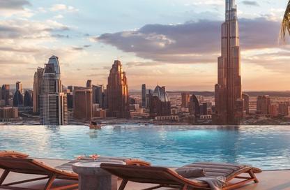 Apartment - 1 Bedroom - 2 Bathrooms for sale in Tiger Sky Tower - Business Bay - Dubai
