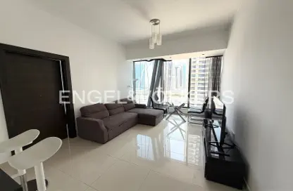 Apartment - 1 Bedroom - 2 Bathrooms for rent in Silverene Tower A - Silverene - Dubai Marina - Dubai
