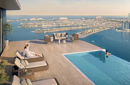 Apartment - 1 Bedroom - 1 Bathroom for sale in Seapoint Tower 2 - Seapoint - EMAAR Beachfront - Dubai Harbour - Dubai