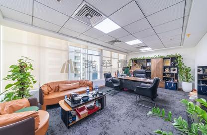 Office Space - 1 Bedroom - 1 Bathroom for rent in Clover Bay Tower - Business Bay - Dubai