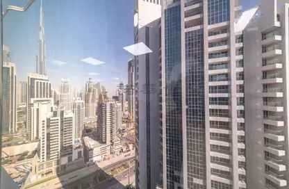 مكتب - غرفة نوم - 1 حمام للايجار في برج كلوفر - الخليج التجاري - دبي