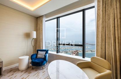 Apartment - Studio - 1 Bathroom for rent in The Palm Tower - Palm Jumeirah - Dubai