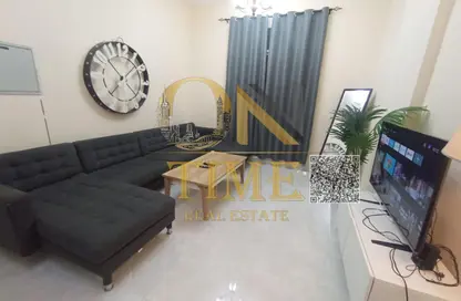 Apartment - 1 Bedroom - 2 Bathrooms for rent in Corniche Tower - Ajman Corniche Road - Ajman