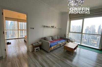 Apartment - 1 Bedroom - 2 Bathrooms for rent in MAG 214 - JLT Cluster R - Jumeirah Lake Towers - Dubai