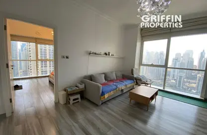 Apartment - 1 Bedroom - 2 Bathrooms for rent in MAG 214 - JLT Cluster R - Jumeirah Lake Towers - Dubai