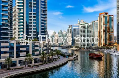 Apartment - 2 Bedrooms - 3 Bathrooms for rent in Marina Quays North - Marina Quays - Dubai Marina - Dubai