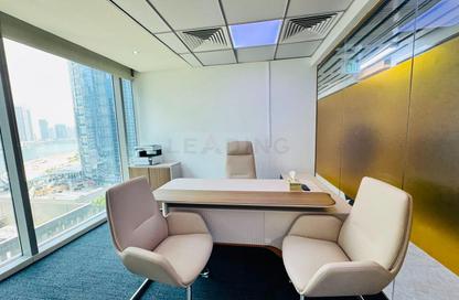 Business Centre - Studio - 2 Bathrooms for rent in The Binary Tower - Business Bay - Dubai