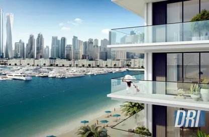 شقة - 4 غرف نوم - 4 حمامات للبيع في برج بيتش مانشن 1 - قصر الشاطئ - إعمار بيتشفرونت - دبي هاربور - دبي