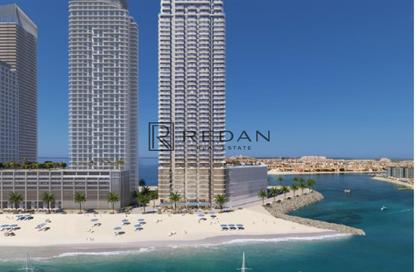 Apartment - 2 Bedrooms - 3 Bathrooms for sale in Beachgate by Address - EMAAR Beachfront - Dubai Harbour - Dubai