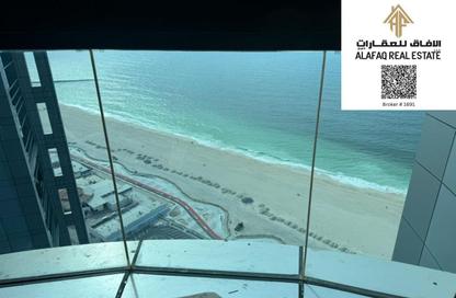 Apartment - 2 Bedrooms - 3 Bathrooms for rent in Corniche Tower - Ajman Corniche Road - Ajman