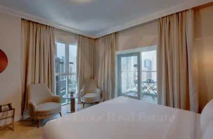 Apartment - 2 Bedrooms - 1 Bathroom for rent in Safeer Tower - Dubai Marina - Dubai