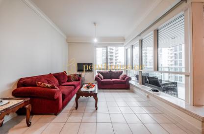 Apartment - 2 - 2 for rent in Al Yass Tower - Dubai Marina Towers - Dubai Marina - Dubai