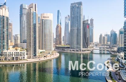 Apartment - 1 - 2 for rent in Marina View Tower B - Marina View - Dubai Marina - Dubai