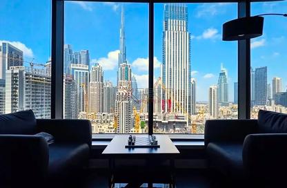 Office Space - Studio - 1 for rent in The Prime Tower - Business Bay - Dubai