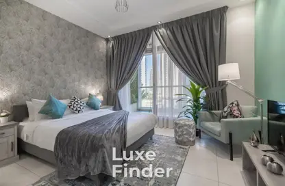 Apartment - Studio - 1 Bathroom for rent in Skyview Tower - Dubai Marina - Dubai