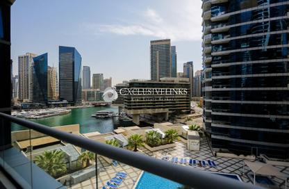 Apartment - 1 Bedroom - 1 Bathroom for rent in Bay Central Tower Central - Bay Central - Dubai Marina - Dubai