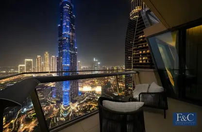 شقة - 3 غرف نوم - 4 حمامات للايجار في برج فيستا - برج فيستا - وسط مدينة دبي - دبي